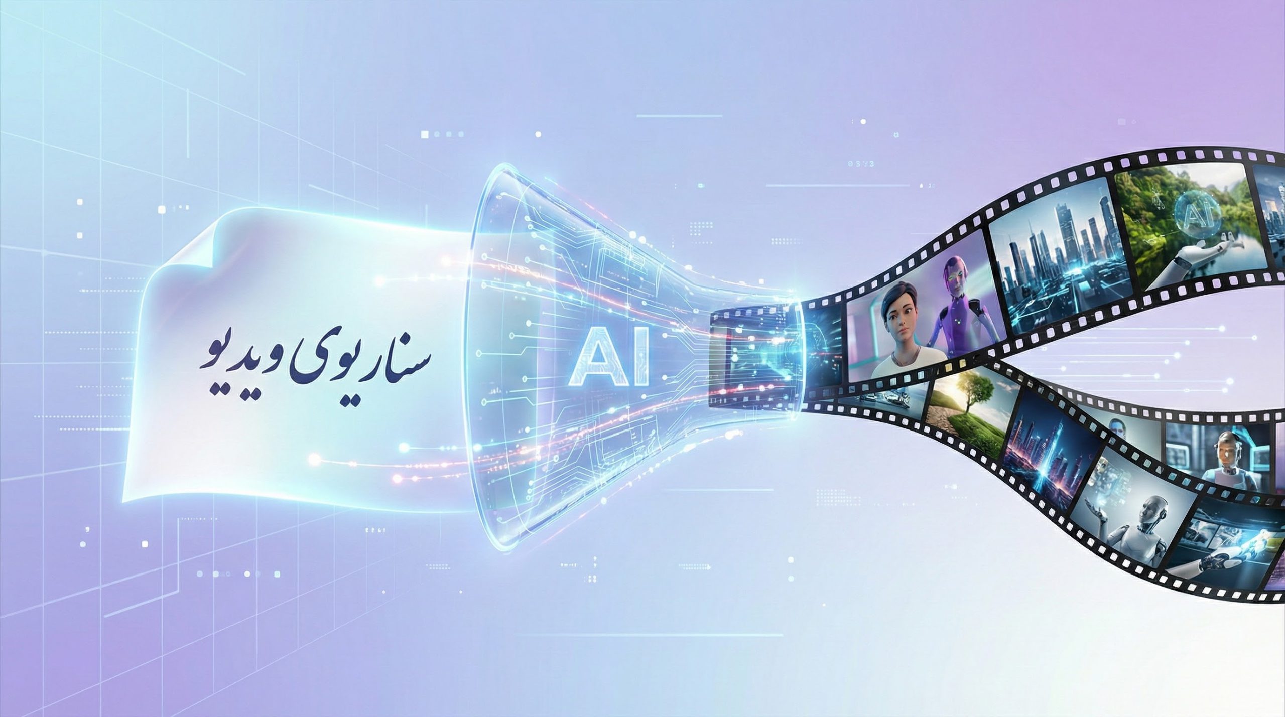 تبدیل متن و سناریو به ویدیوی کامل در Vrew با استفاده از AI